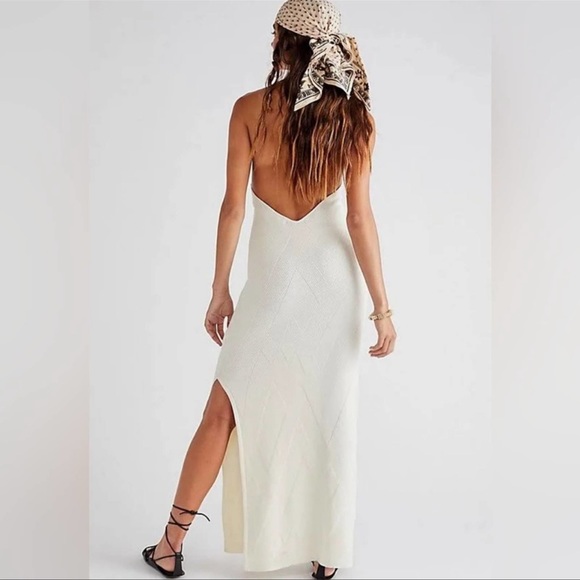 Free People Kristy Halter Dress *PINK* - Picture 2 of 8